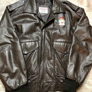 Vintage men’s leather jacket